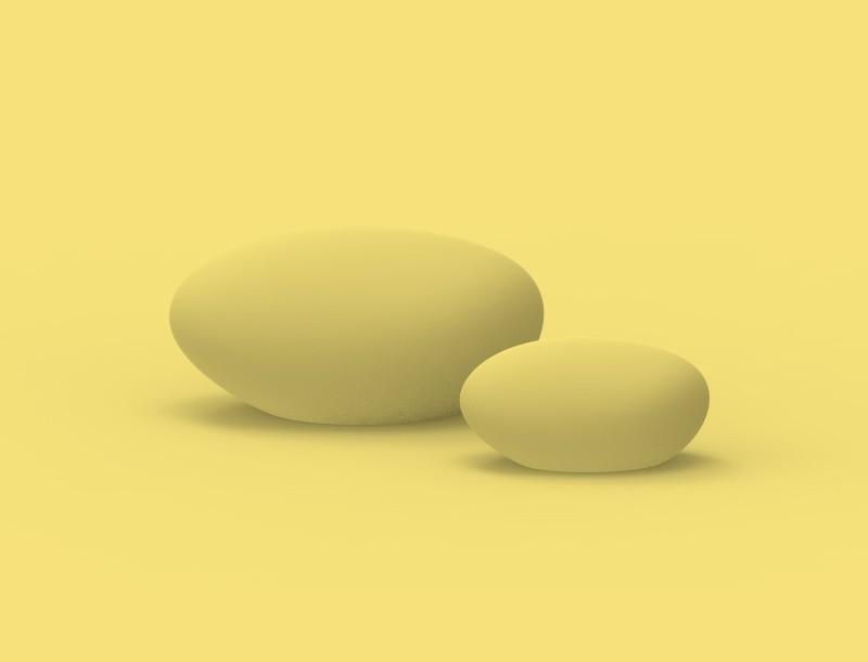 New Garden PETRA 60 Leuchtender Stein Solar Akku RGBW USB Fernbedienung - mit farbigem, warmen und kaltem Licht IP65