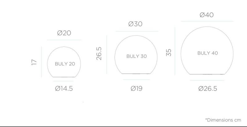 New Garden BULY 30 Solar LED-Garten Kugel IP68 Durchmesser: 30 cm RGB und warm- unfd kaltweißes Licht, Mit Erdspieß