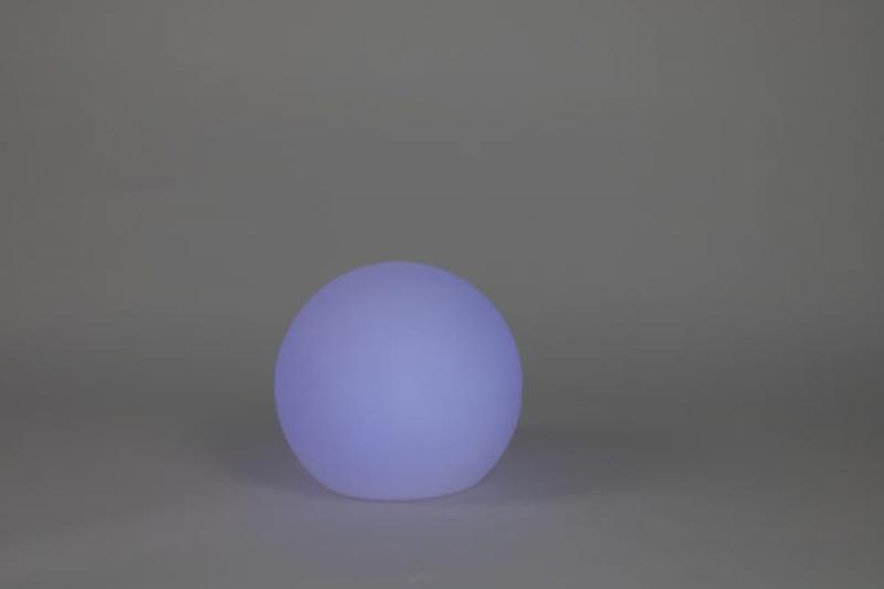 New Garden BULY 30 Solar LED-Garten Kugel IP68 Durchmesser: 30 cm RGB und warm- unfd kaltweißes Licht, Mit Erdspieß