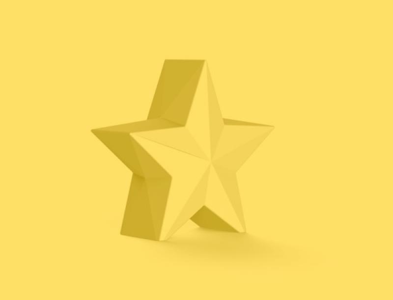 NOVA 60 Großer leuchtender Stern Weiß tageslichteweißes Licht 230V für Innen New Garden