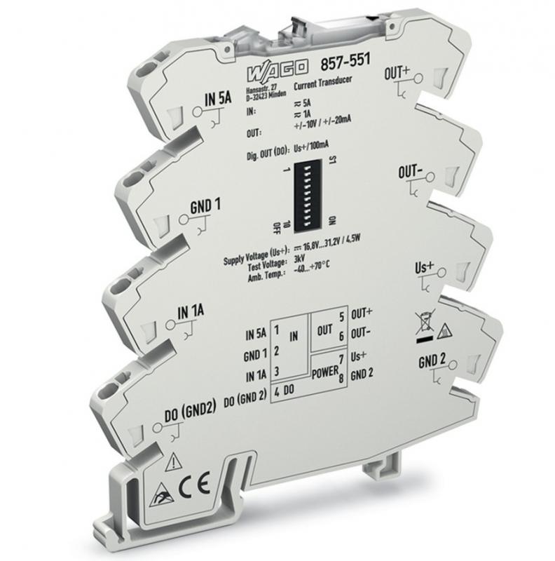 WAGO 857-551 Strommessumformer DC 24 V 6 mm Baubreite