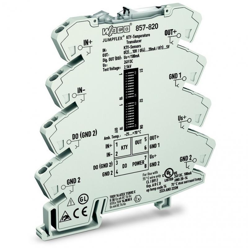 WAGO 857-820 Temperaturmessumformer KTY