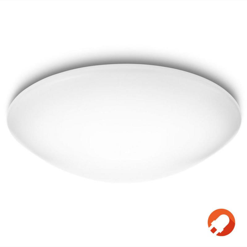 Philips myLiving LED Deckenleuchte Suede 4000K 318033116, 3300lm, Weiß