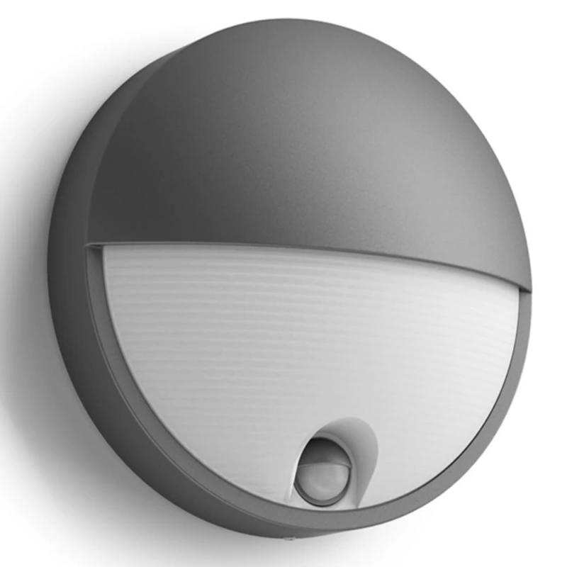 Philips myGarden LED Außenwandleuchte Capricorn Anthrazit mit  Bewegungsmelder