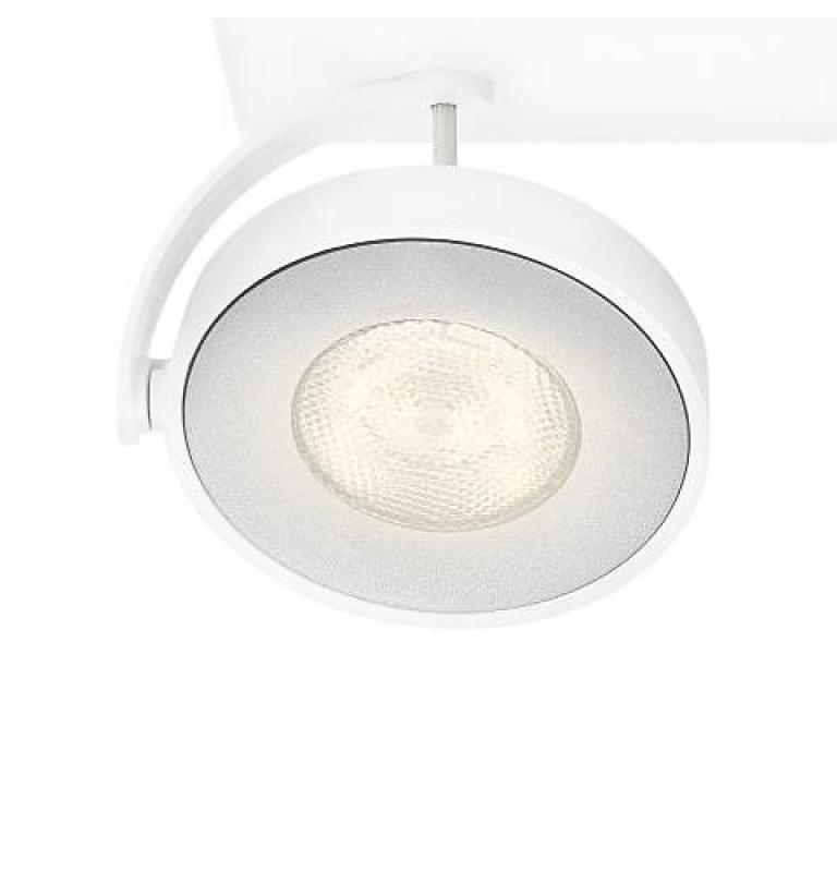 Philips myLiving 4-flammiger LED Spot Clockwork WarmGlow dimmbar in Weiß