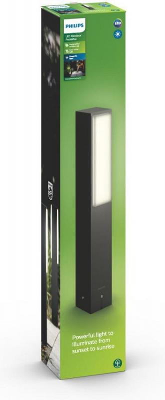 Philips 77cm hohe Wegeleuchte STRATOSPHERE in Anthrazit