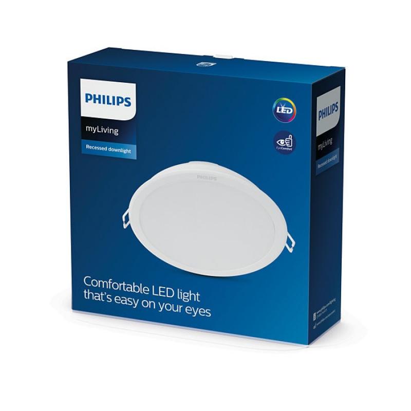 Philips LED Einbauleuchte MESON 16,5 Watt 4000K neutralweisses Licht  Einbaudurchmesser 15cm