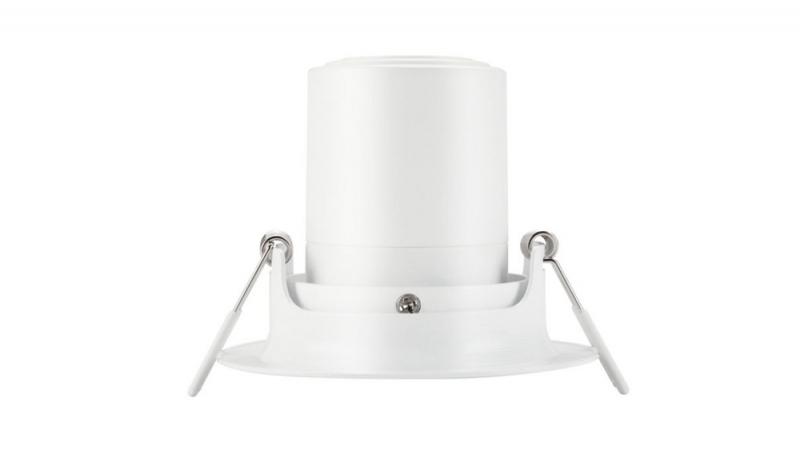 Philips Pomeron LED-Einbauleuchte SceneSwitch 7W 420lm 2700K Weiß - Einbaudurchmesser: 70–80 mm