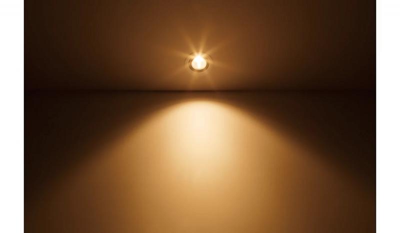 Philips Pomeron LED-Einbauleuchte SceneSwitch 7W 420lm 2700K Weiß - Einbaudurchmesser: 70–80 mm