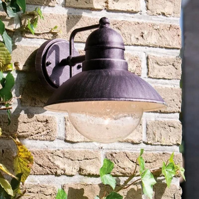 Philips Damascus E27 Außenwandleuchte 60W Schwarz IP44