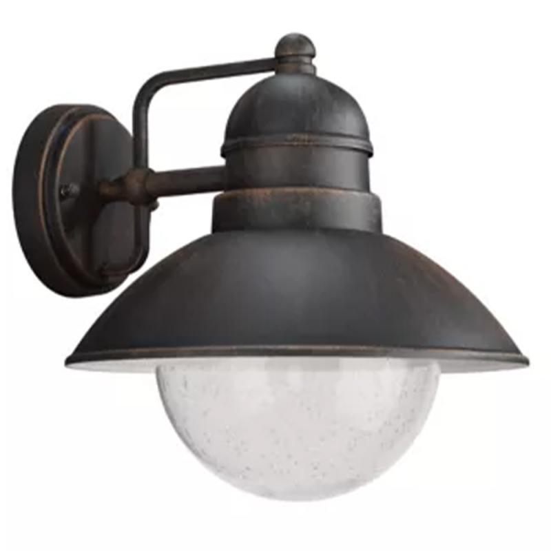 Philips Damascus E27 Außenwandleuchte 60W Schwarz IP44