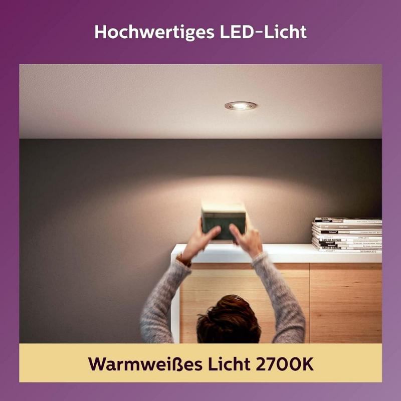 24er Pack Philips LEDClassic GU10 4,6W wie 50W 355lm 2700K Warmweiß 36° EyeComfort