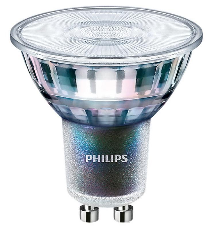 10 x Philips GU10 MASTER LED Spot Expert Color 5.5W wie 50W Ra97 3000K 36° dimmbar für warmweiße Akzentbeleuchtung