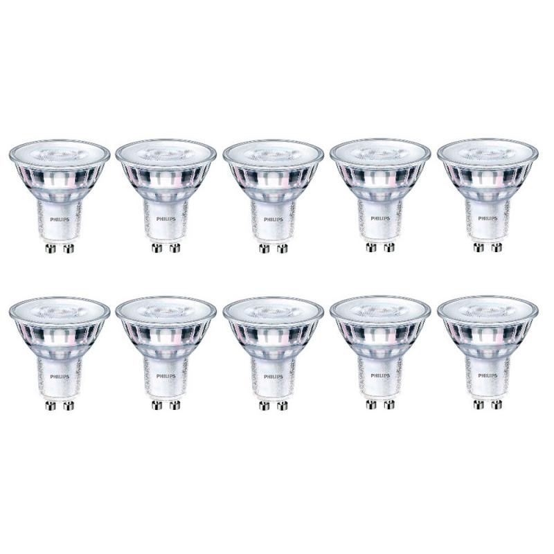 10 x Philips GU10 CorePro LED Reflektor PAR16 4W wie 50W dimmbar Glas 3000K warmweißes Licht