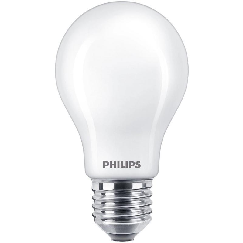 Philips E27 A60 LED-Lampe 8,5W 1055lm 2700K Warmweiß Filament Milchglas