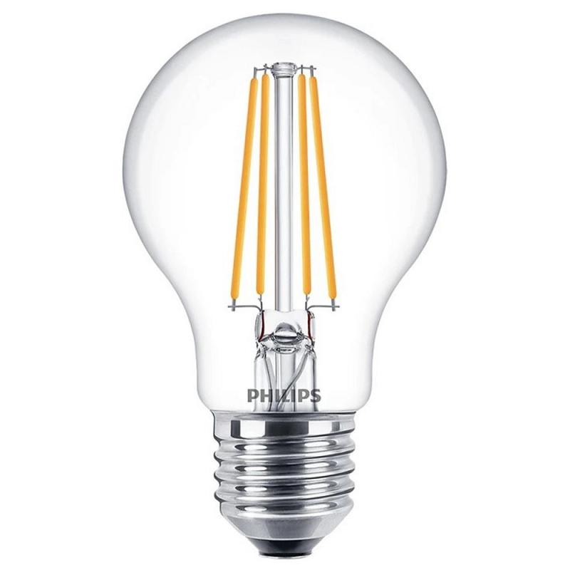 Philips E27 A60 LED-Lampe 7W 806lm 2700K Warmweiß Filament
