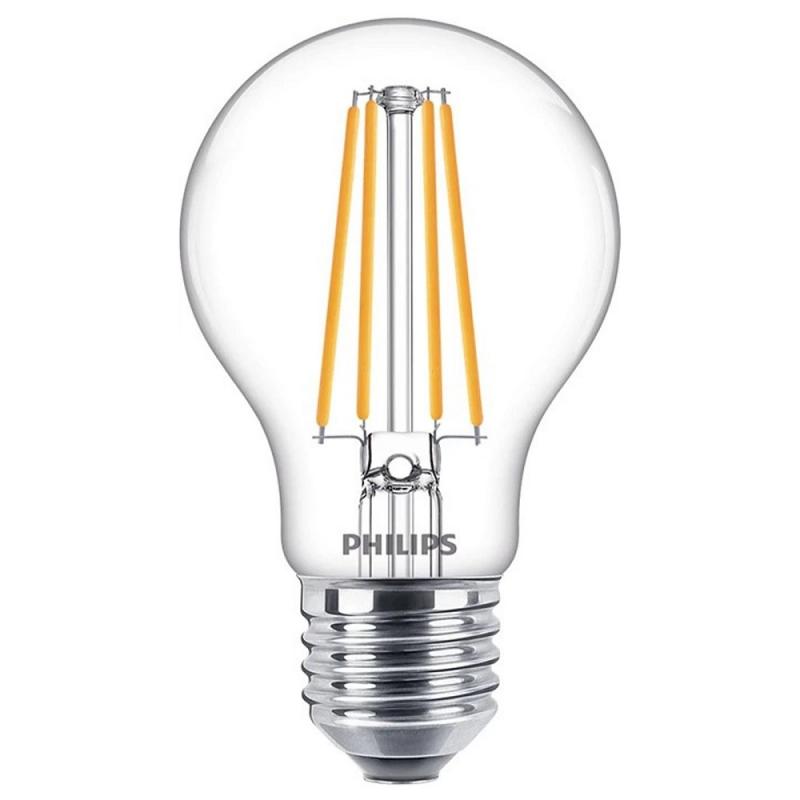 Philips E27 A60 LED-Lampe 8,5W 1055lm 2700K Warmweiß Filament