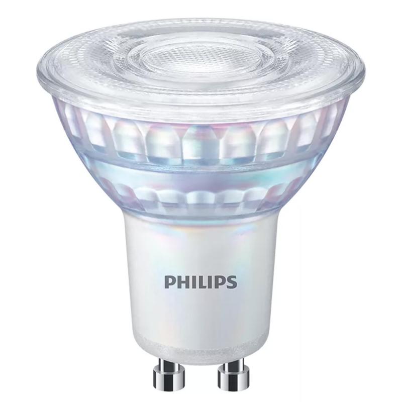Philips GU10 MASTER LED Spot Value dimmbar 5,5W wie 75W Glas Ra90 120° 4000K universalweißes Licht mit hoher Farbwiedergabe