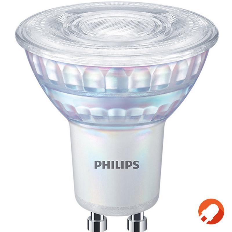 Philips GU10 MASTER LED Spot Value dimmbar 6,2W wie 75W Glas Ra90 120° 3000