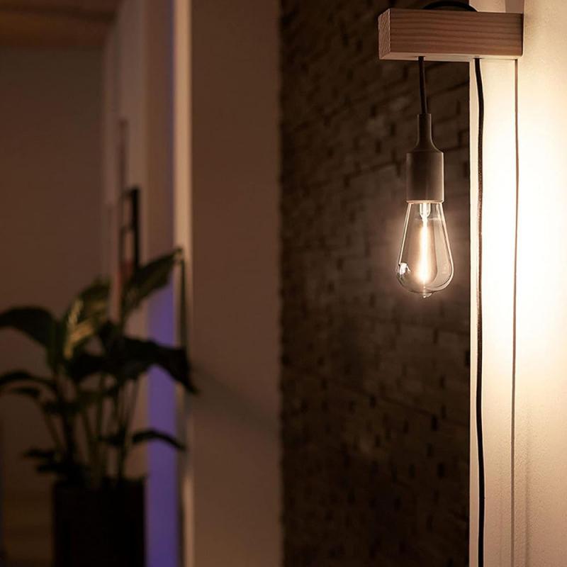 PHILIPS Vintage E27 LED Feines Rauchglas vereint mit rustikaler Glaskolbenoptik 2.3W wie 11W extra warmweiss