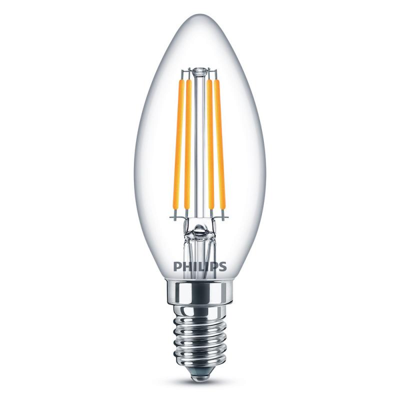 PHILIPS LED Kerze E14 6.5W wie 60W 4000K neutralweißes Licht