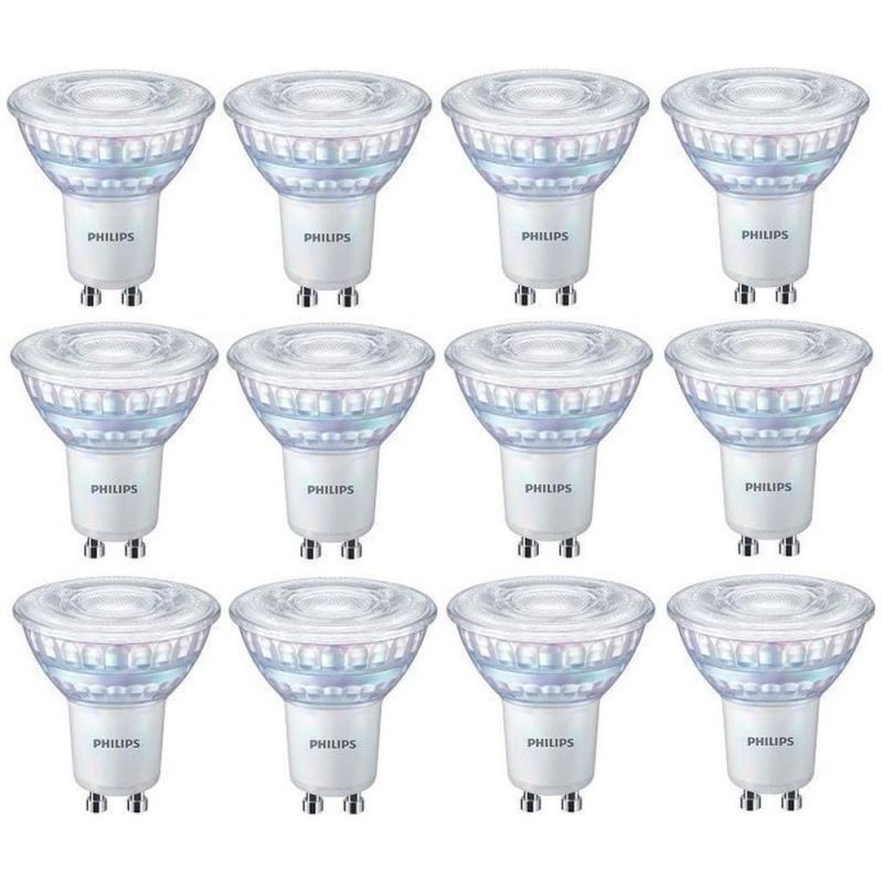 12 x Philips LEDClassic GU10 Strahler 3.8W wie 50W 36° 2200-2700K WarmGlow dimmbar