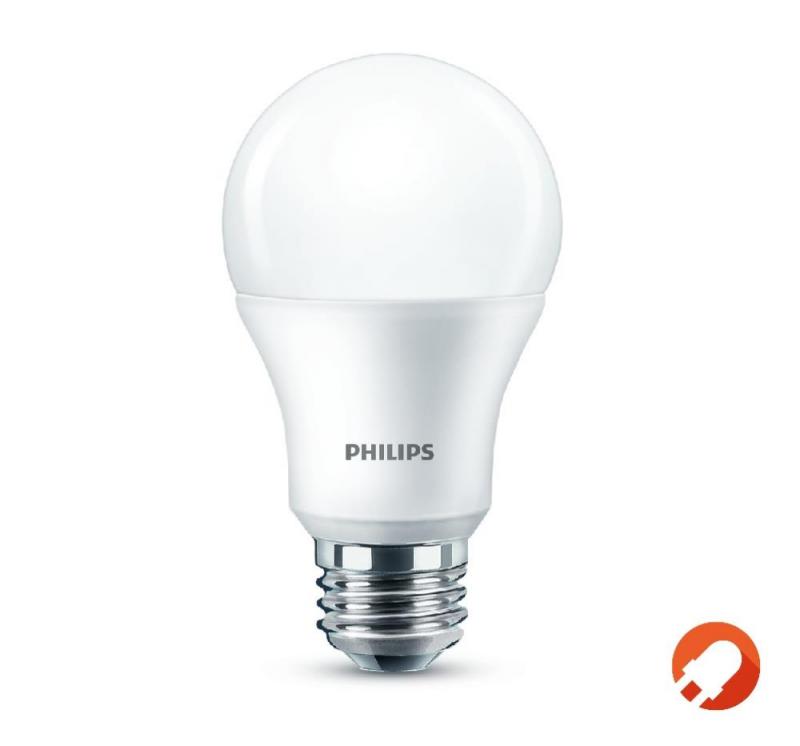 6er-Sparpack PHILIPS E27 LED Glühbirnenform opalweiss gefrostet 8W wie 60W blendfreies warmweisses Licht 2700K