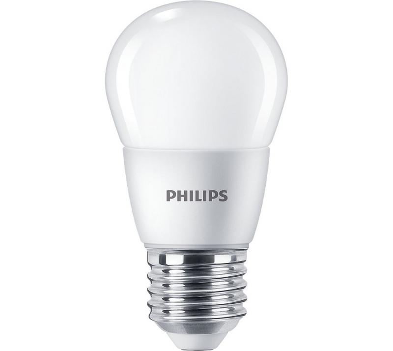 PHILIPS E27 LED Leuchtmittel in Tropfenform 7W wie 60W 4000K universalweißes Licht opalweiss mattiert