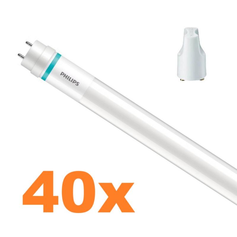 40er Pack 120cm T8 G13  Philips MASTER LED Röhren Value Ultra Output 15.5W wie 36W 2300lm 3000K für KVG/VVG Glas - XXXL-Sparpack