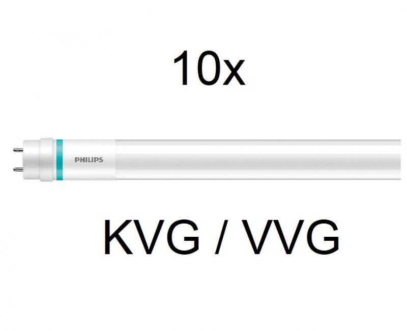 10 x 150cm T8 G13 Philips MASTER LED Röhre Value UO Ultra Output 23W 3700lm 4000K neutralweiß für KVG/VVG Glas