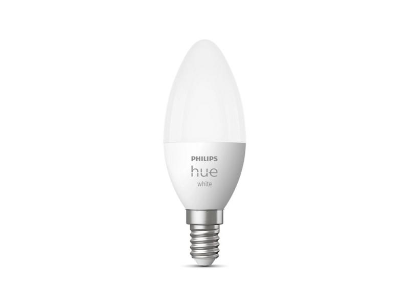 Philips Hue White Warmweiß E14 LED Leuchtmittel Bluetooth & ZigBee dimmbar 5,5W wie 40W