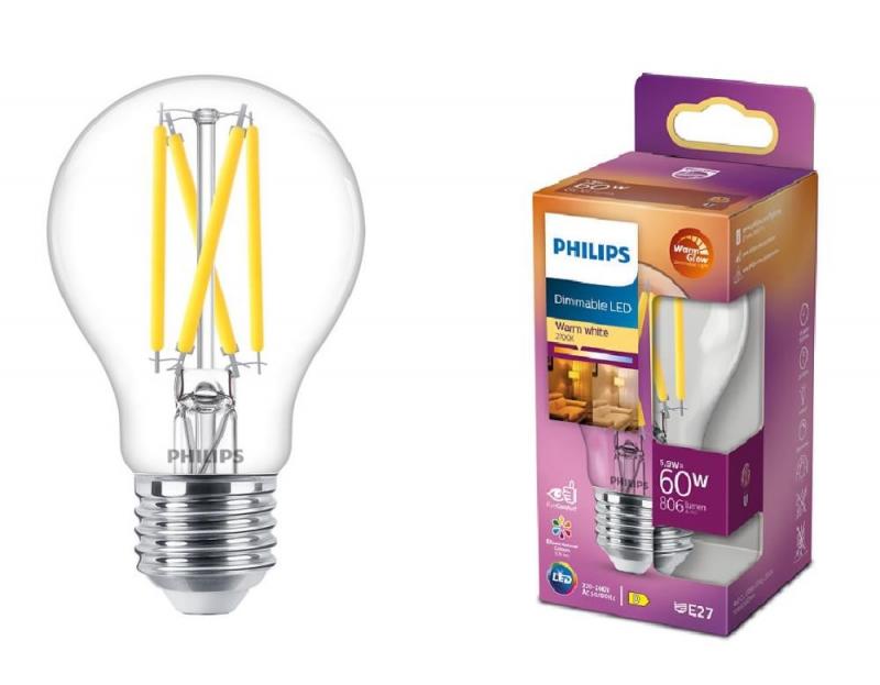 20 x PHILIPS LED Classic Leuchtmittel E27 5,9W = 60W WarmGlow warmweißes Licht mit Dimmfunktion - XXXL-Sparpack