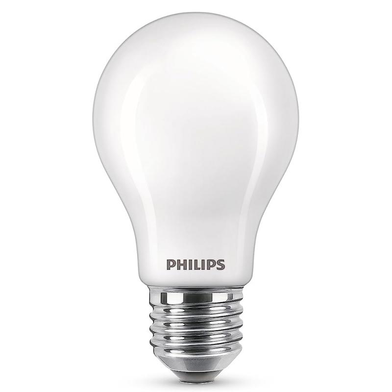 Starke mattierte PHILIPS E27 LED Lampe 7,2W wie 75W 2200-27000K warmes Warm Glow dimmbares Licht mit EyeComfort & hohe Farbwiedergabe