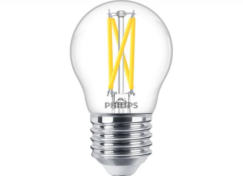 PHILIPS LED Leuchtmittel E27 Tropfen 2,5W = 25W WarmGlow dimmbar