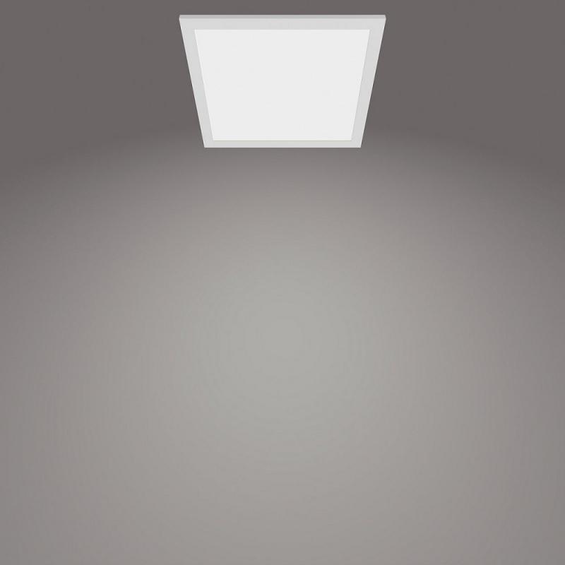 Superslim Philips LED-Aufbau Panel Touch in rechteckiger Form 30x30cm mit Scene-Switch-Funktion neutralweißes Licht mit Eye Comfort