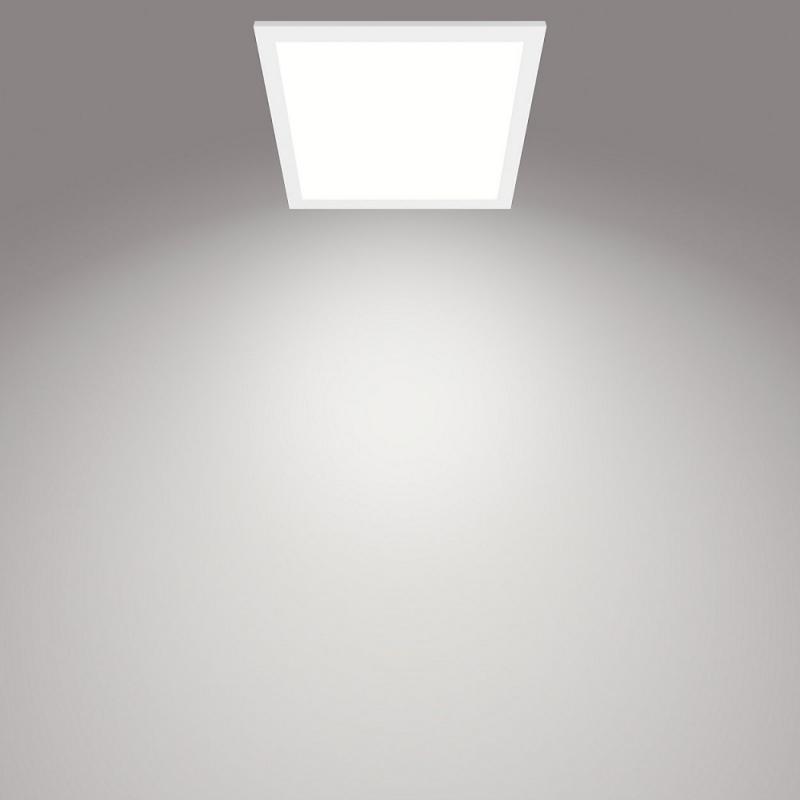 Superslim Philips LED-Aufbau Panel Touch in rechteckiger Form 30x30cm mit Scene-Switch-Funktion neutralweißes Licht mit Eye Comfort