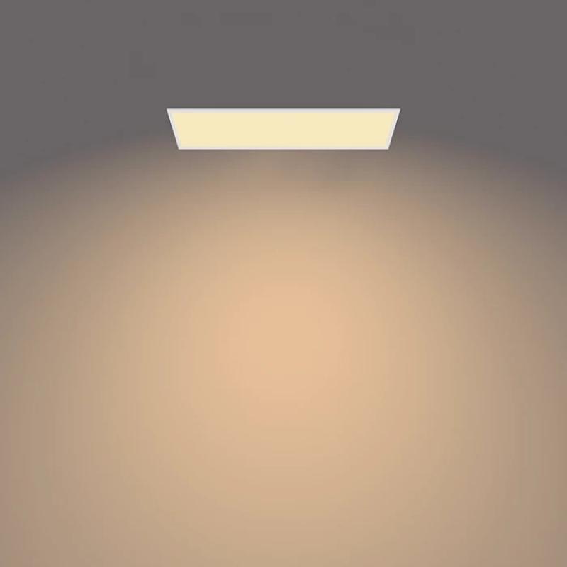 Superslim Philips LED-Panel Touch in rechteckiger Form 30x120cm mit Scene-Switch-Funktion warmweißes Licht mit Eye Comfort