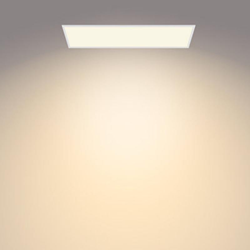 Superslim Philips LED-Panel Touch in rechteckiger Form 30x120cm mit Scene-Switch-Funktion warmweißes Licht mit Eye Comfort
