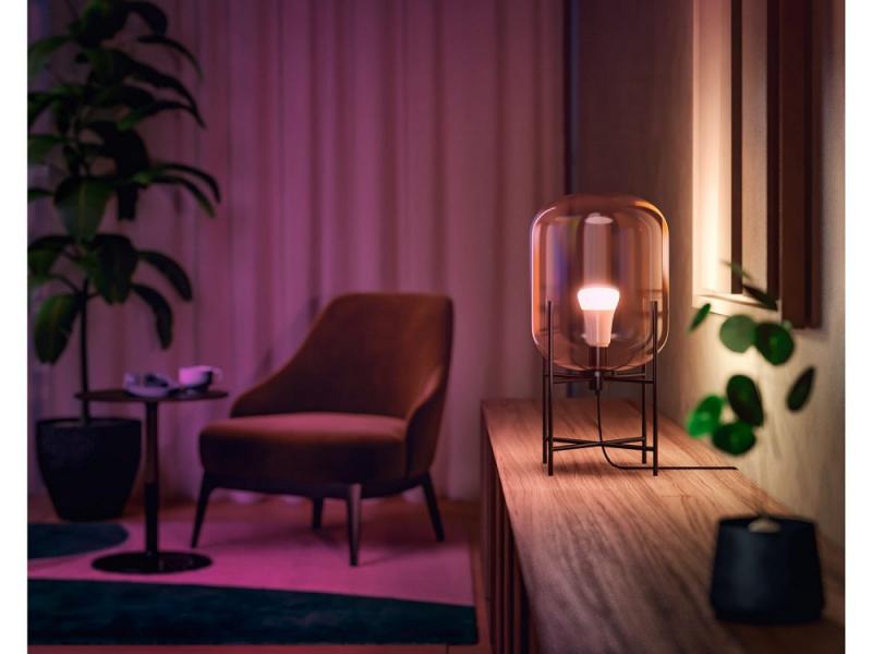 2er Set Philips Hue White & Color Ambiance mit 2 x E27 RGBW LED Lampen - mehrfarbig und dimmbar - 8,1 Watt