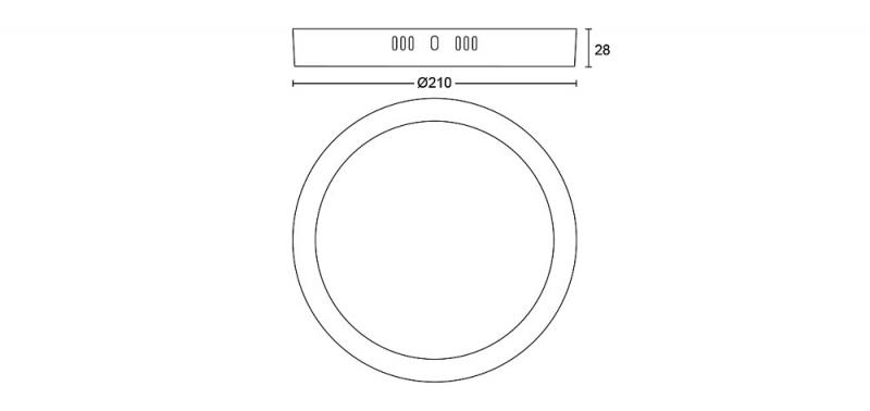 Philips Einbauspot Magneos Slim Surface DL252, 12W, schwarz, 2700K warmweißes Licht