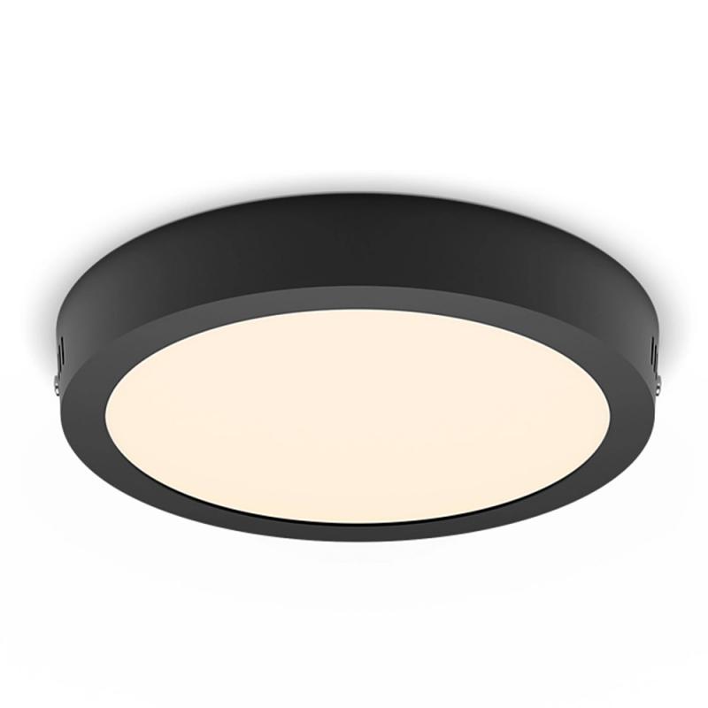 Philips Einbauspot Magneos Slim Surface DL252, 12W, schwarz, 2700K warmweißes Licht