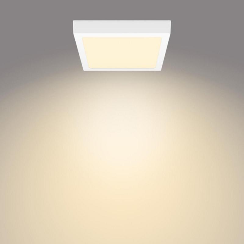 Philips Einbauspot Magneos Slim Surface eckig 12W weiß 2700K warmweißes Licht