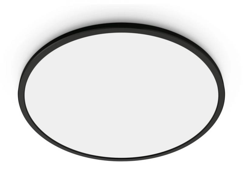 WIZ Smarte Superslim LED Deckenleuchte in Schwarz WLAN/Wi-Fi Tunable White Ø29cm