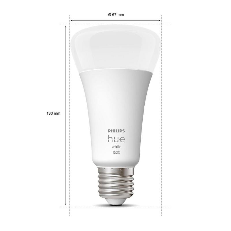 Hue White Ambiance E27 LED Lampe 15,5W wie 100W  2700K