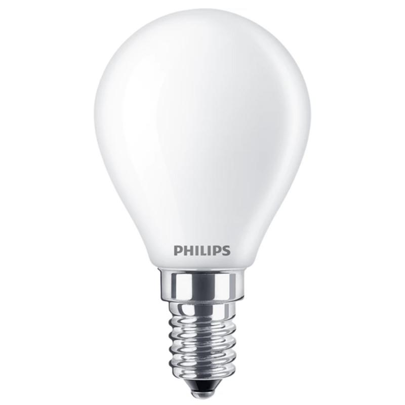 2er Pack PHILIPS E14 LED Tropfenlampen matt 2,2W wie 25W warmweisses Licht