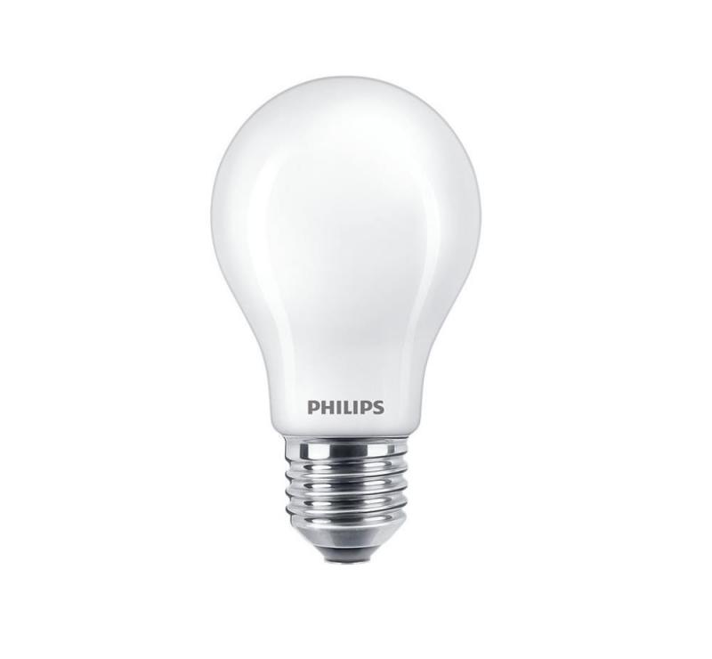 10er Vorteilspack Leistungsstarke PHILIPS E27 CorePro LED Lampe matt 7,8W wie 75W 90Ra hohe Farbwiedergabe & dimmbar - warmweiß 2700 Kelvin
