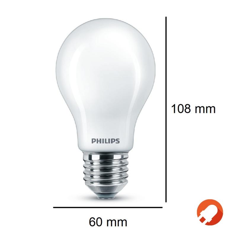 6er Sparset  Sehr helles dimmbares PHILIPS E27 LED Leuchtmittel 11,2W wie 100W warmweißes Licht mit hoher Farbwiedergabe 90Ra