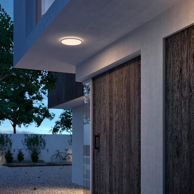 Philips SuperSlim LED IP54 Ø 25cm in weiß 2.700K warmweißes Licht