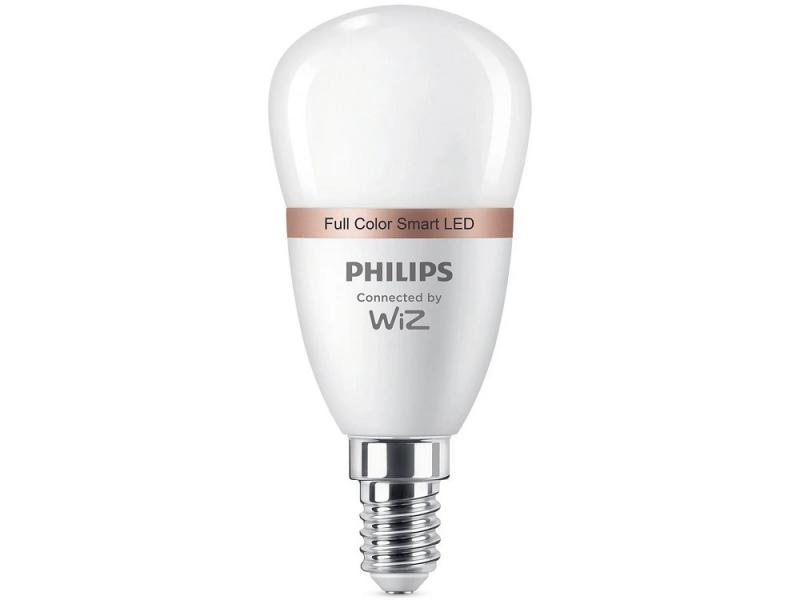 Philips WiZ Smart LED-RGB-Lampe P45 E14 4,9W wie 40W 470lm 2200–6500K dimmbar Matter