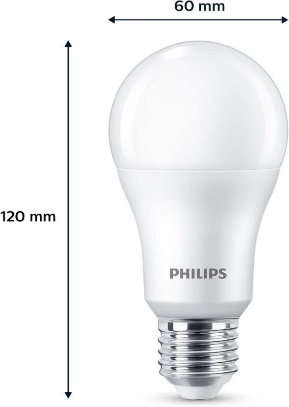 2er Set PHILIPS LED Lampe E27 A67 13W = 100W 1521lm 4000K neutralweiß